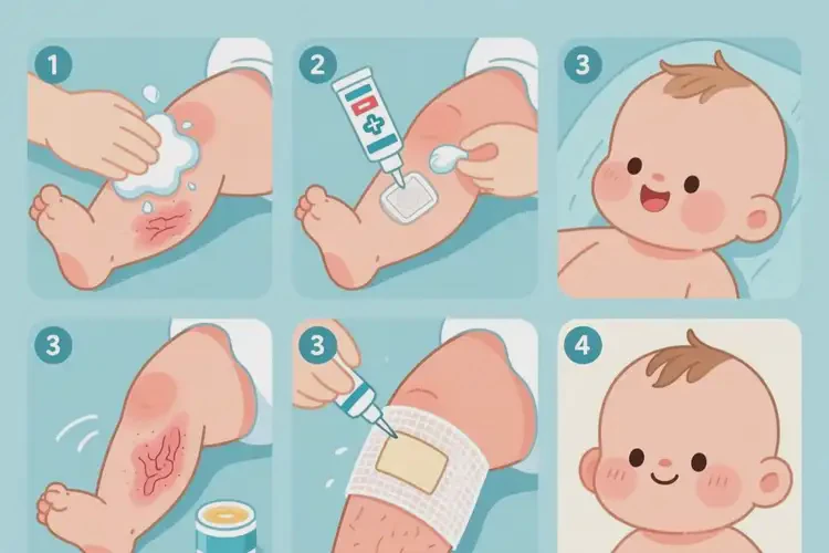 嬰幼兒大腿上經(jīng)常起濕疹可以治好嗎(圖3)