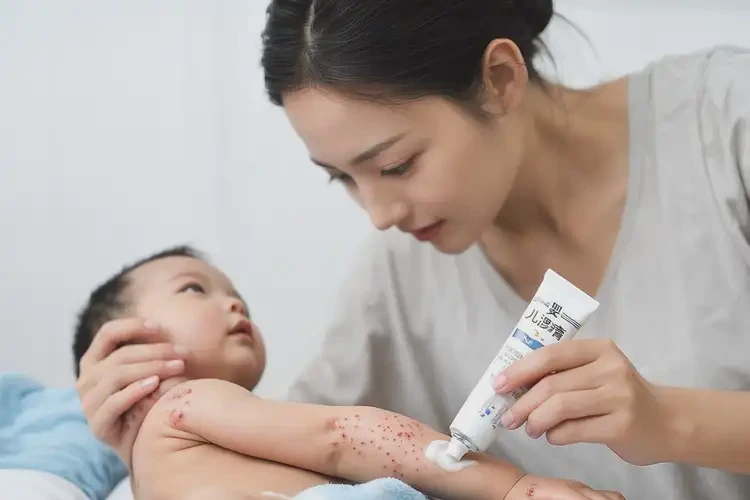 嬰兒手臂長濕疹可以治好嗎(圖3)