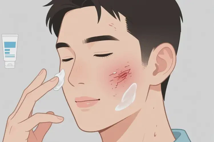 男生面部出現(xiàn)濕疹可不可以根治(圖4)