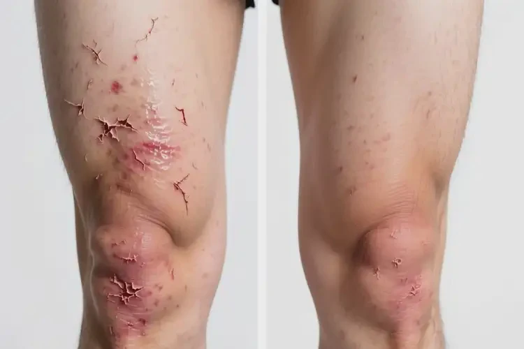 男性大腿上出濕疹可以治好嗎(圖1)