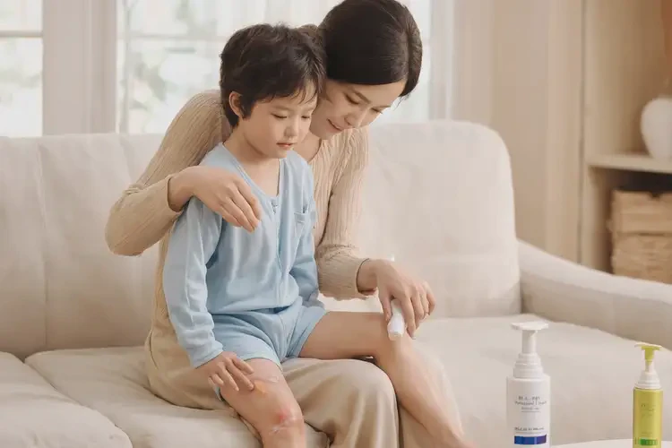 少兒小腿起濕疹可以徹底自愈嗎(圖2)