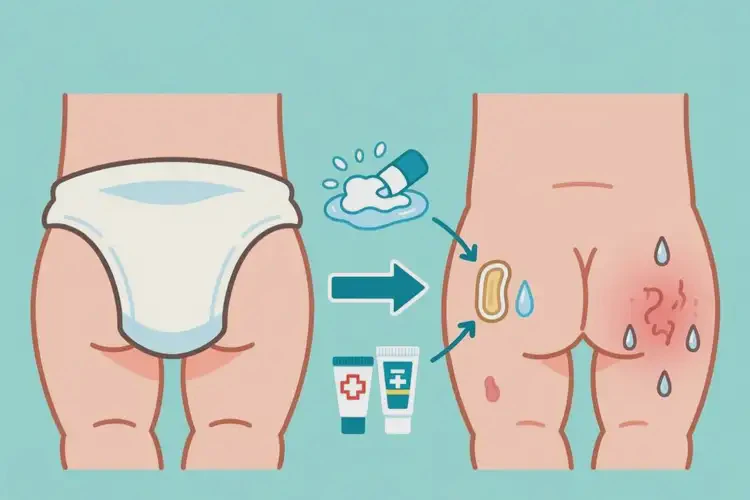 嬰兒屁股上容易長(zhǎng)濕疹可以治好嗎(圖1)