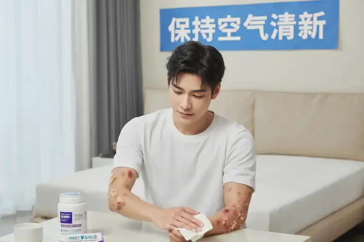 青年人手臂上經(jīng)常起濕疹能不能徹底自愈(圖1)