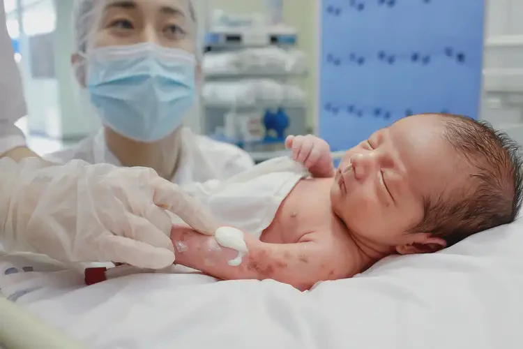 新生兒手臂長濕疹可不可以根治(圖1)