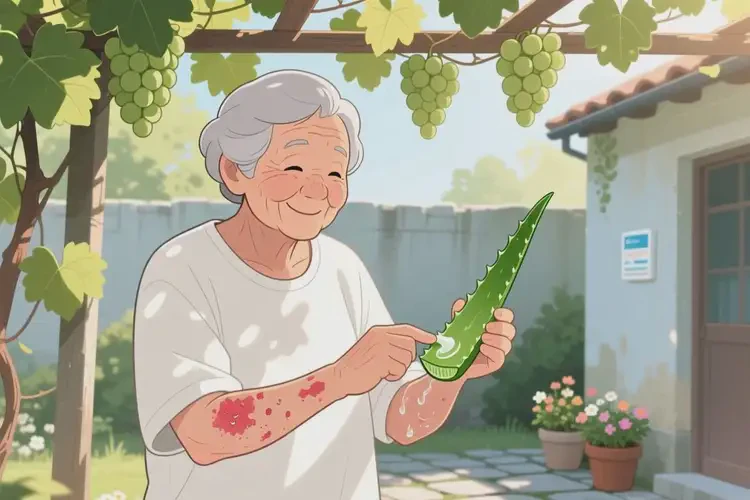 高齡老人手臂上偶爾長濕疹可不可以根治(圖1)