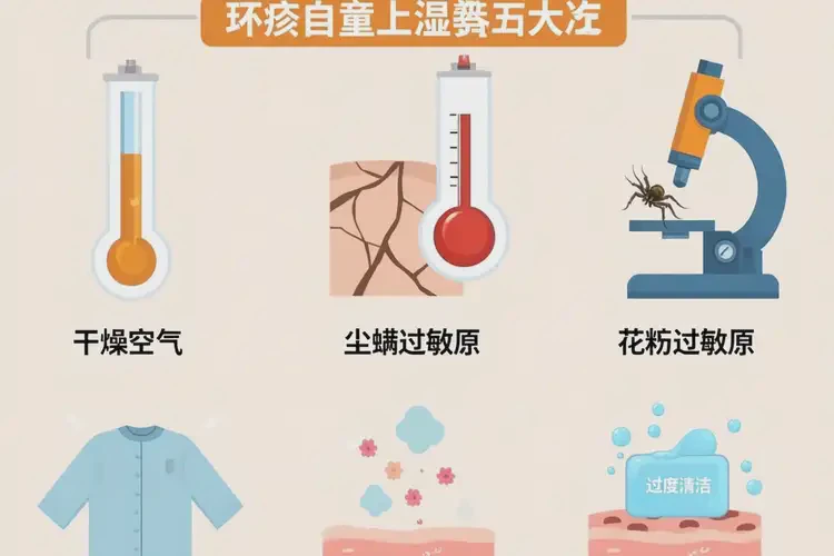 小兒肚子上容易長(zhǎng)濕疹可以徹底自愈嗎(圖2)