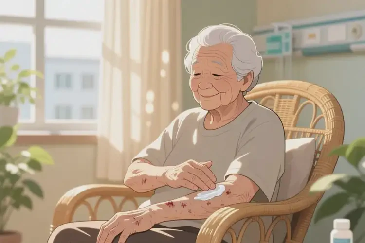 高齡老人手臂上起濕疹可不可以根治(圖4)