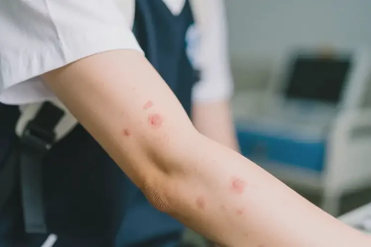 中學(xué)生手臂上偶爾起濕疹可不可以根治(圖1)
