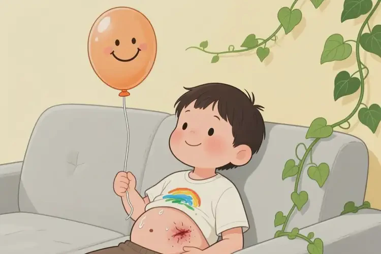 小孩肚子起濕疹可以治好嗎(圖1)