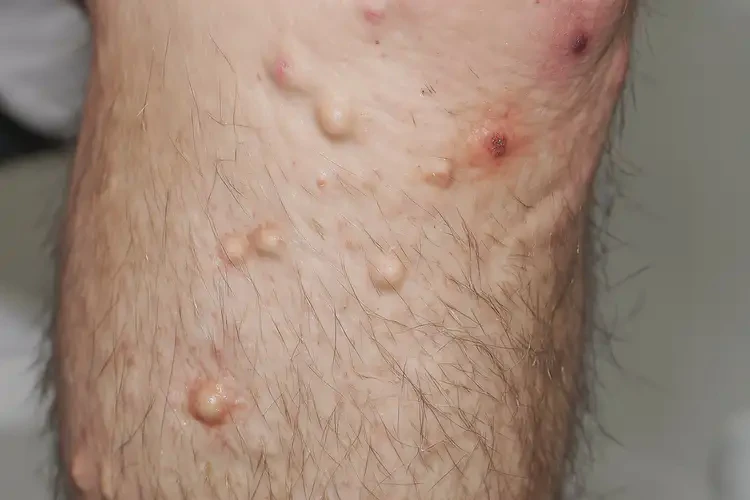 男人小腿出現(xiàn)濕疹可不可以根治(圖4)