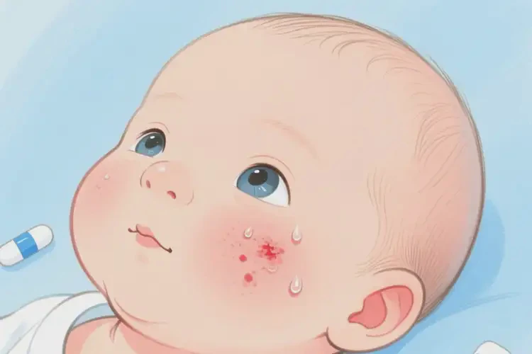 新生兒臉上偶爾起濕疹可不可以根治(圖2)
