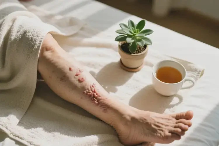 老人大腿經(jīng)常起濕疹可以治好嗎(圖2)