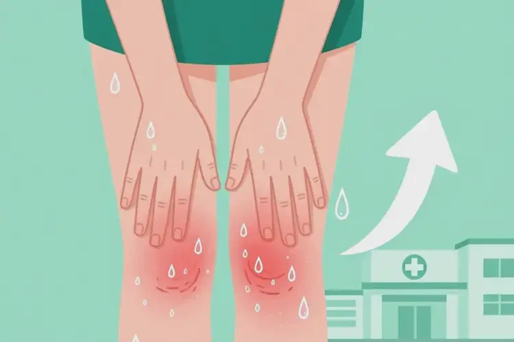 女人四肢出濕疹可不可以根治(圖1)