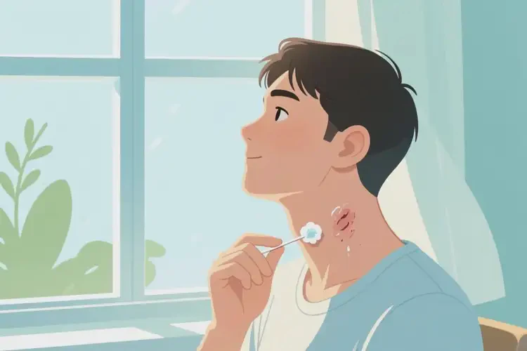 男性脖子偶爾起濕疹可以治好嗎(圖2)