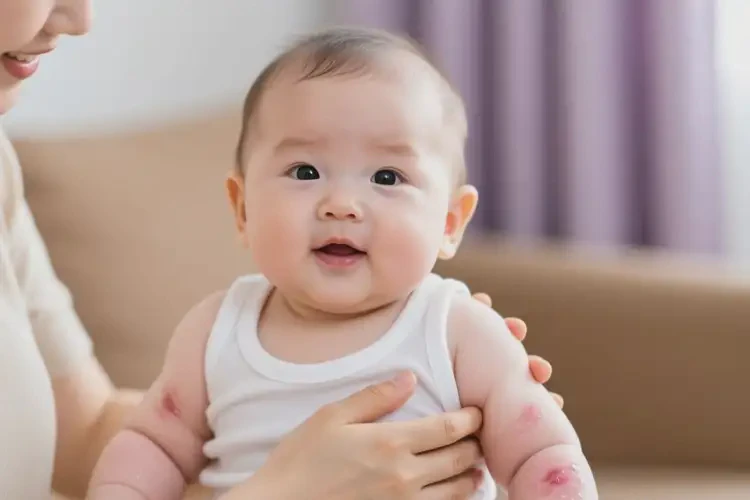 寶寶身上有濕疹可以治好嗎(圖1)