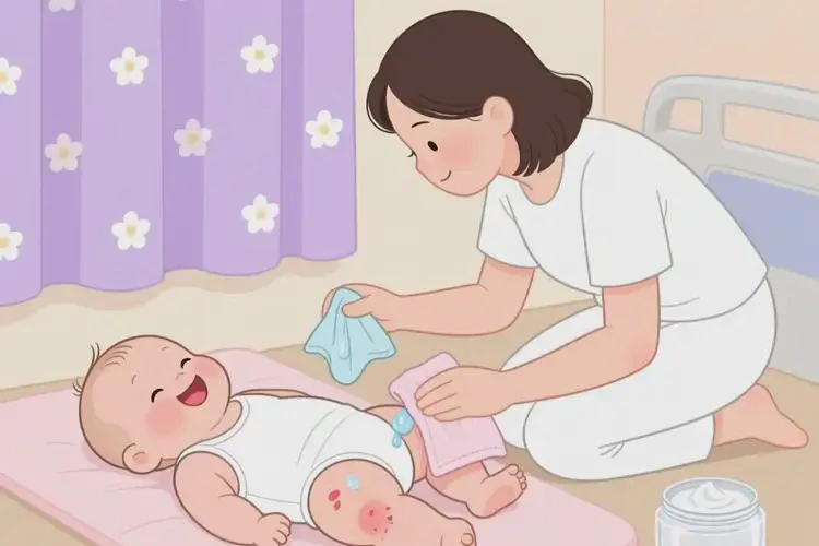 寶寶大腿有濕疹可以治好嗎(圖1)