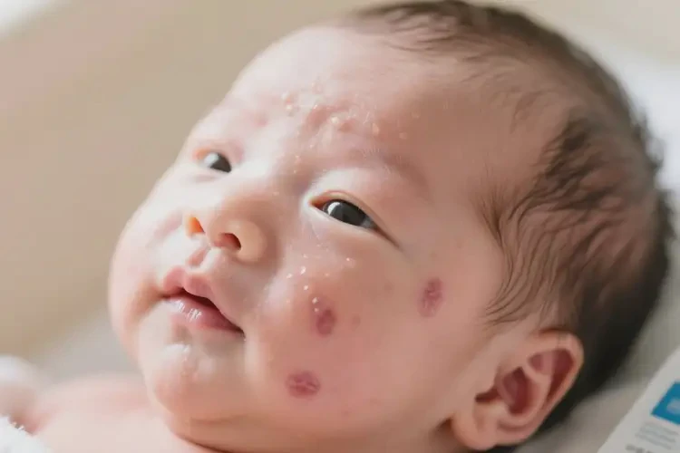 新生兒面部容易長濕疹可不可以根治(圖4)