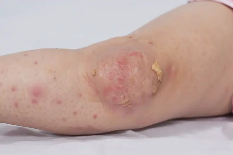 小兒大腿起濕疹可不可以根治(圖1)