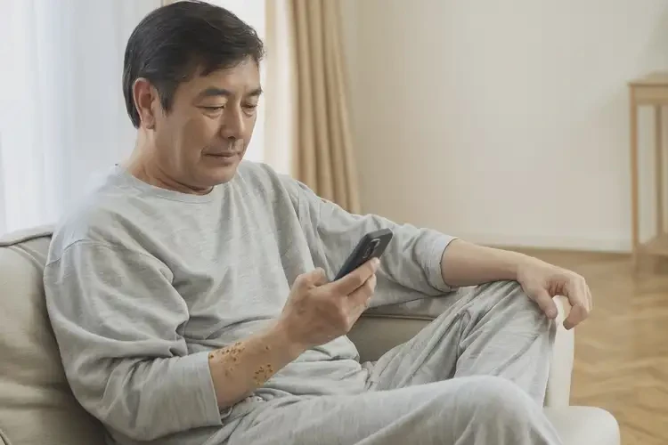 男人手臂上偶爾起濕疹可不可以根治(圖1)