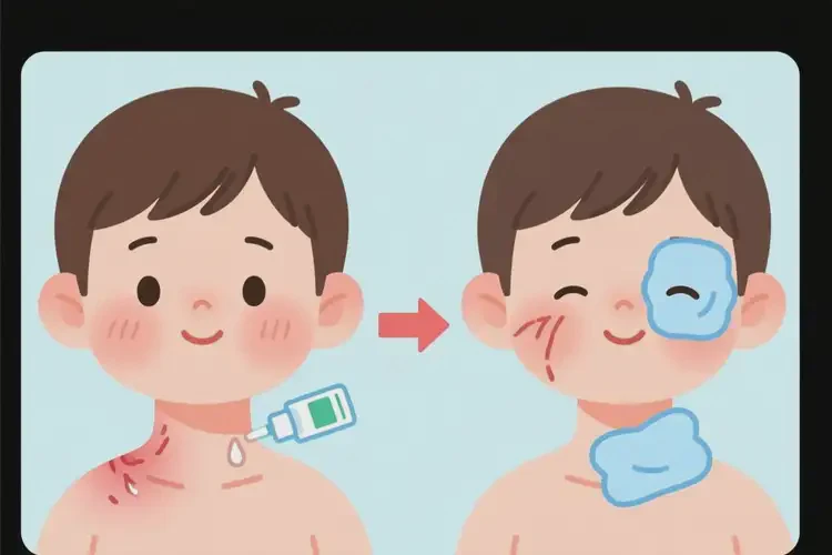 兒童脖子上容易起濕疹可以治好嗎(圖3)