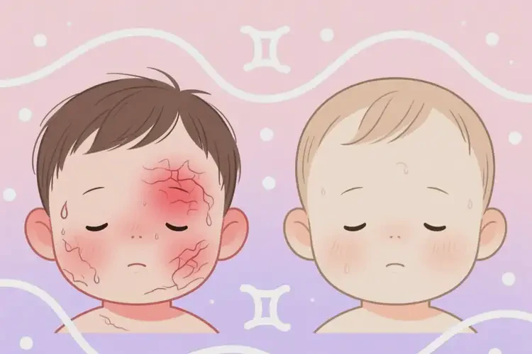 幼儿面部有湿疹可不可以根治(图1)