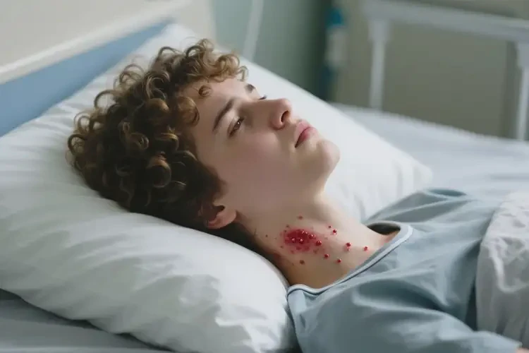 大學(xué)生脖子上有濕疹可不可以根治(圖1)