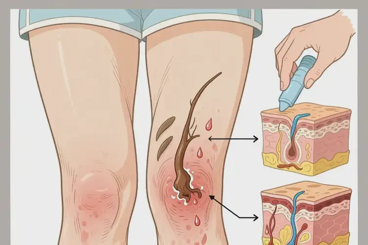 女人大腿上經(jīng)常起濕疹可不可以根治(圖1)