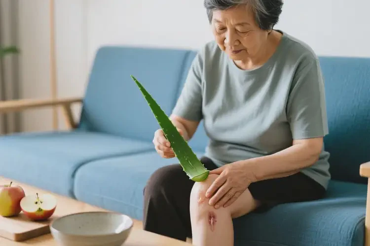 老年人大腿上长湿疹可不可以根治(图1)