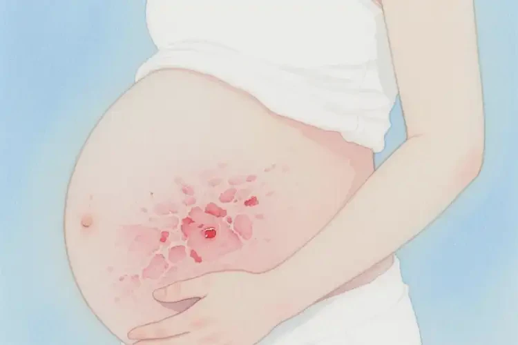 孕婦肚子偶爾起濕疹可不可以根治(圖1)