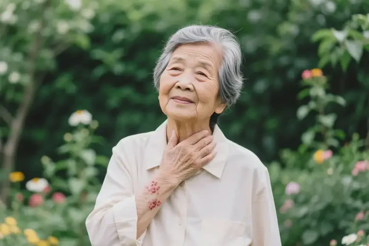 老年人脖子上起湿疹可不可以根治(图1)