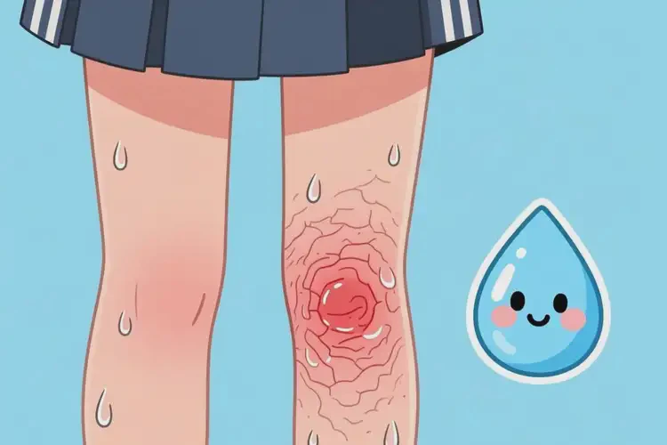 中學生大腿長濕疹可不可以根治(圖2)