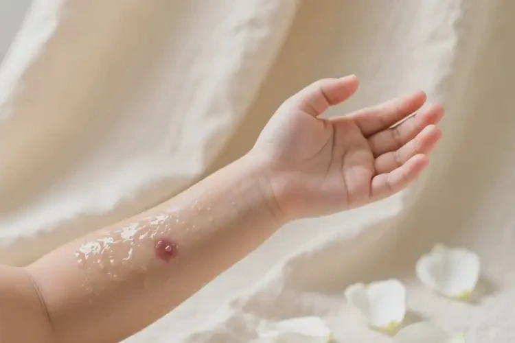 小孩手臂上容易長濕疹可以治好嗎(圖3)