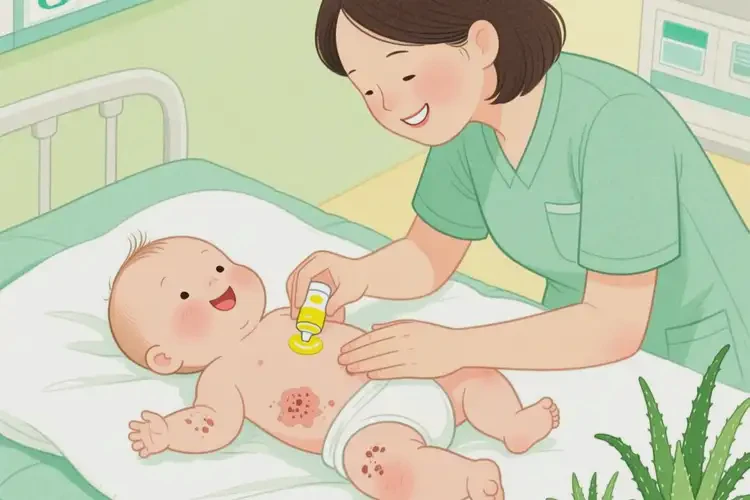 嬰幼兒肚子出濕疹可以治好嗎(圖1)
