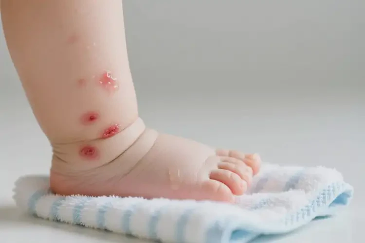 嬰幼兒四肢偶爾長(zhǎng)濕疹可以治好嗎(圖1)