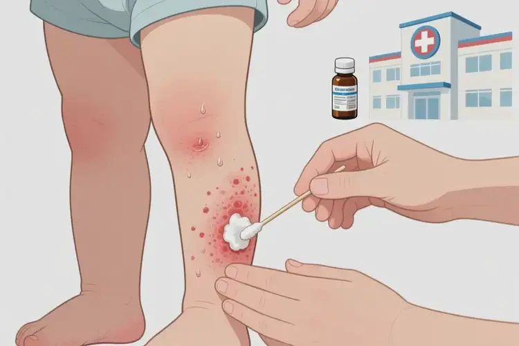 小孩小腿上出濕疹可以治好嗎(圖4)