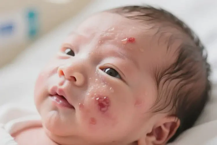 新生兒面部容易起濕疹可不可以根治(圖4)
