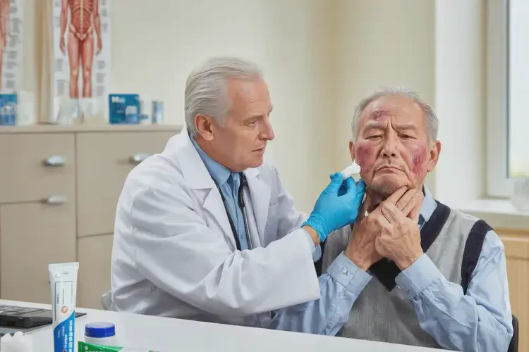 高齡老人臉上長(zhǎng)濕疹可不可以根治(圖3)