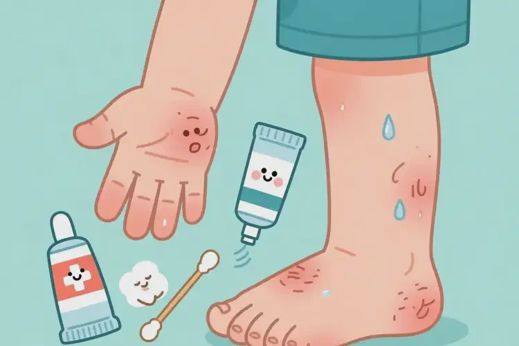 兒童四肢偶爾長(zhǎng)濕疹可以治好嗎(圖4)