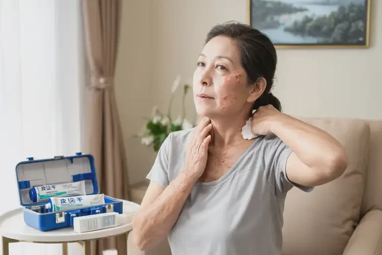 女性脖子上偶爾長濕疹可不可以根治(圖2)