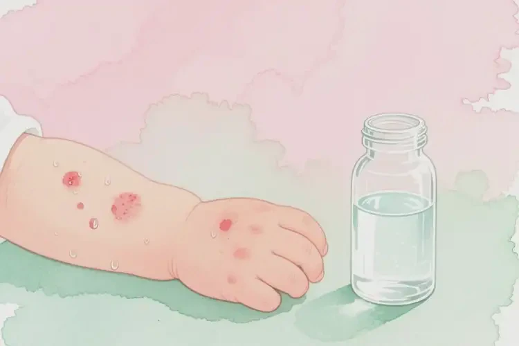 小兒手臂偶爾長濕疹可以治好嗎(圖2)