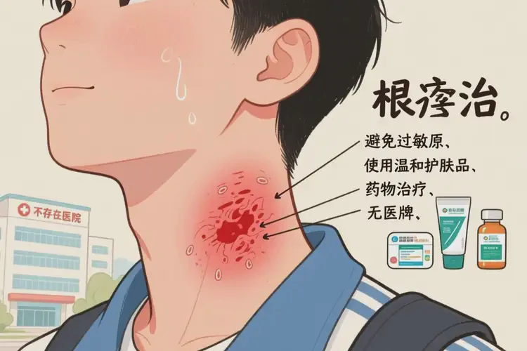 大學(xué)生脖子出濕疹可不可以根治(圖2)