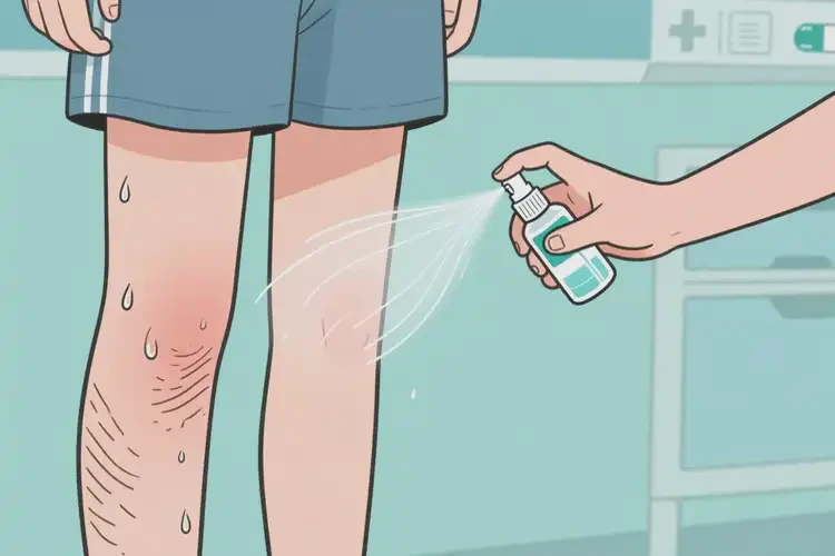 青少年小腿上長(zhǎng)濕疹可不可以根治(圖1)