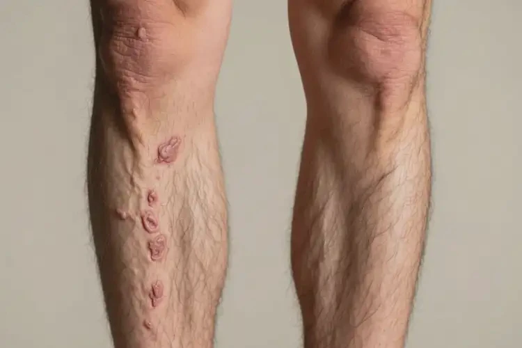男人小腿上容易起濕疹可不可以根治(圖2)