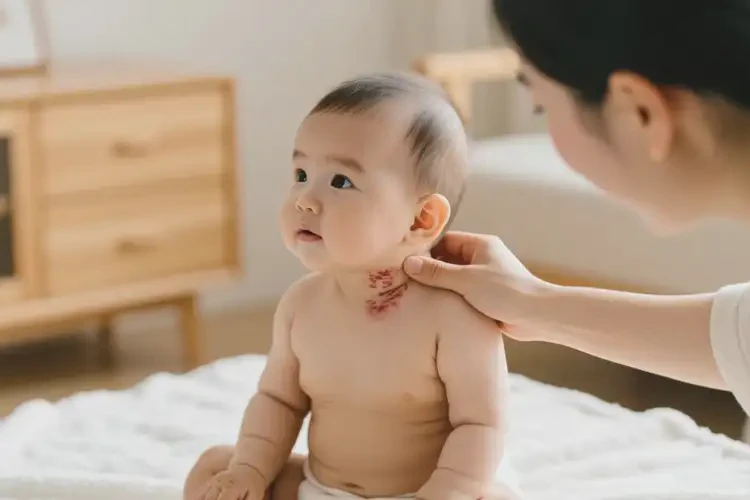 婴幼儿脖子长湿疹可不可以根治(图3)