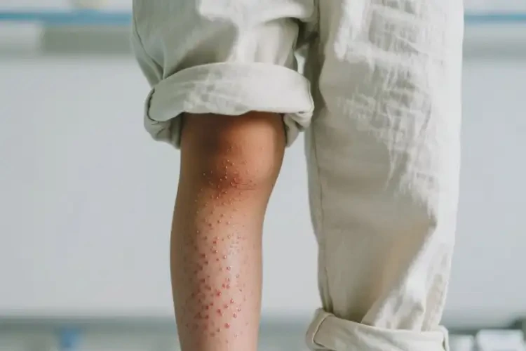 小孩小腿出現(xiàn)濕疹可不可以根治(圖4)