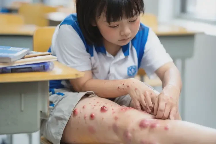 小學(xué)生大腿上偶爾長濕疹可不可以根治(圖4)