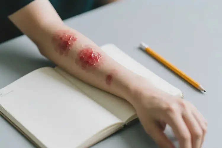 青年人手臂出现湿疹可不可以根治(图1)