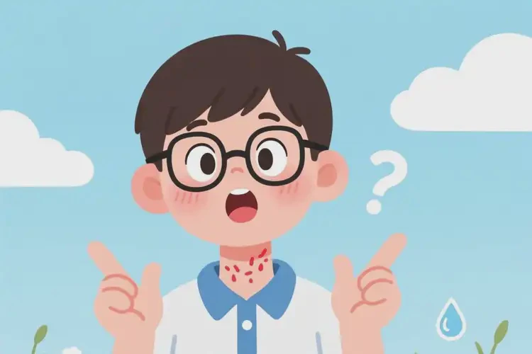 中学生脖子起湿疹可不可以根治(图2)