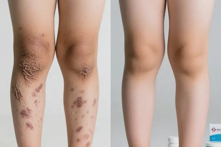 兒童小腿上有濕疹可以治好嗎(圖1)