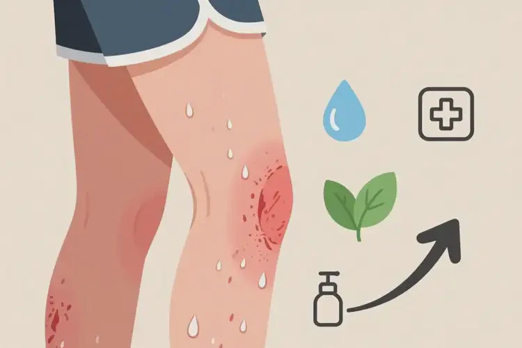 青年人大腿上容易起湿疹可不可以根治(图2)